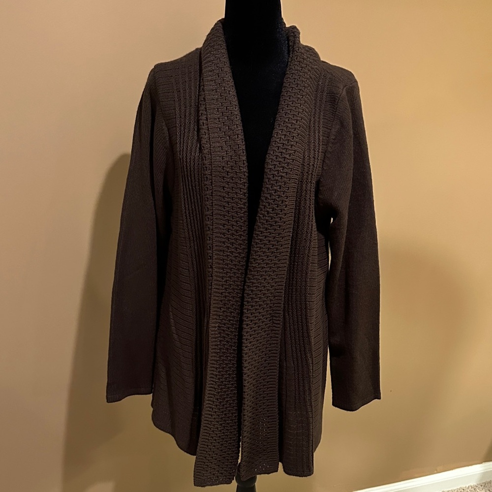 Croft and Barrow Dark Brown Women's Cardigan